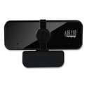 Adesso CyberTrack H6 4K USB Fixed Focus Webcam with Microphone, 3840 Pixels x 2160 Pixels, 8 Mpixels, Black
