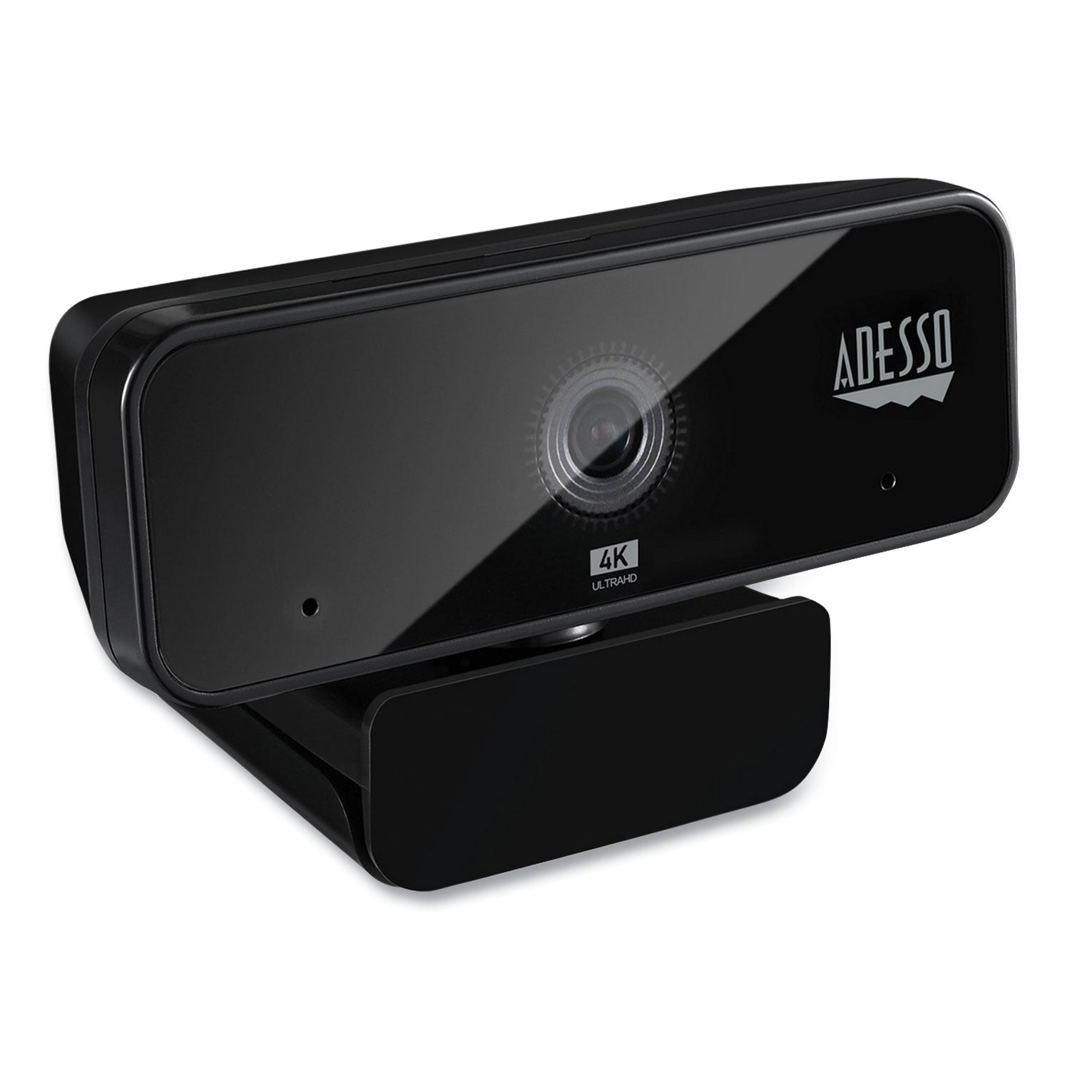 Adesso CyberTrack H6 4K USB Fixed Focus Webcam with Microphone, 3840 Pixels x 2160 Pixels, 8 Mpixels, Black