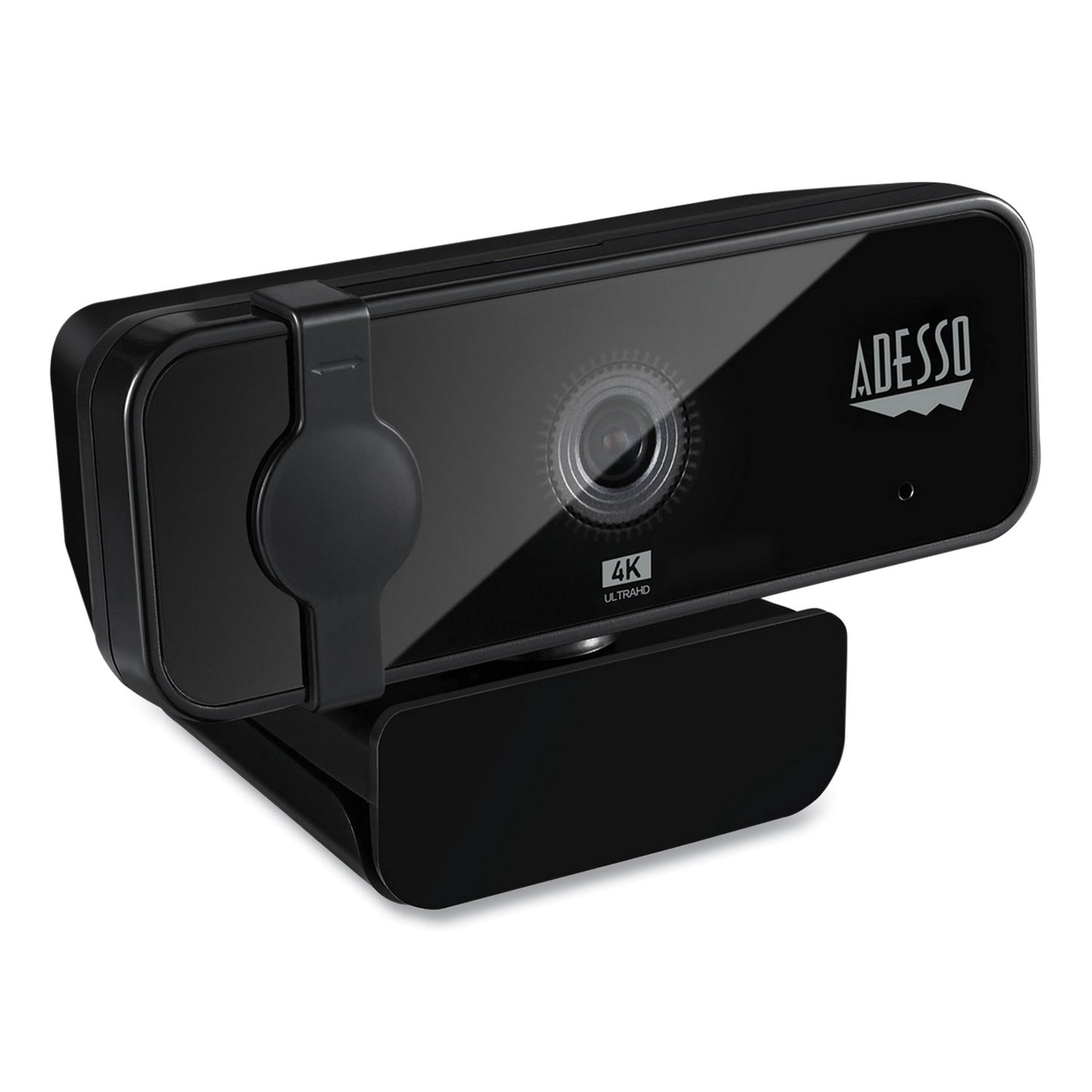 Adesso CyberTrack H6 4K USB Fixed Focus Webcam with Microphone, 3840 Pixels x 2160 Pixels, 8 Mpixels, Black