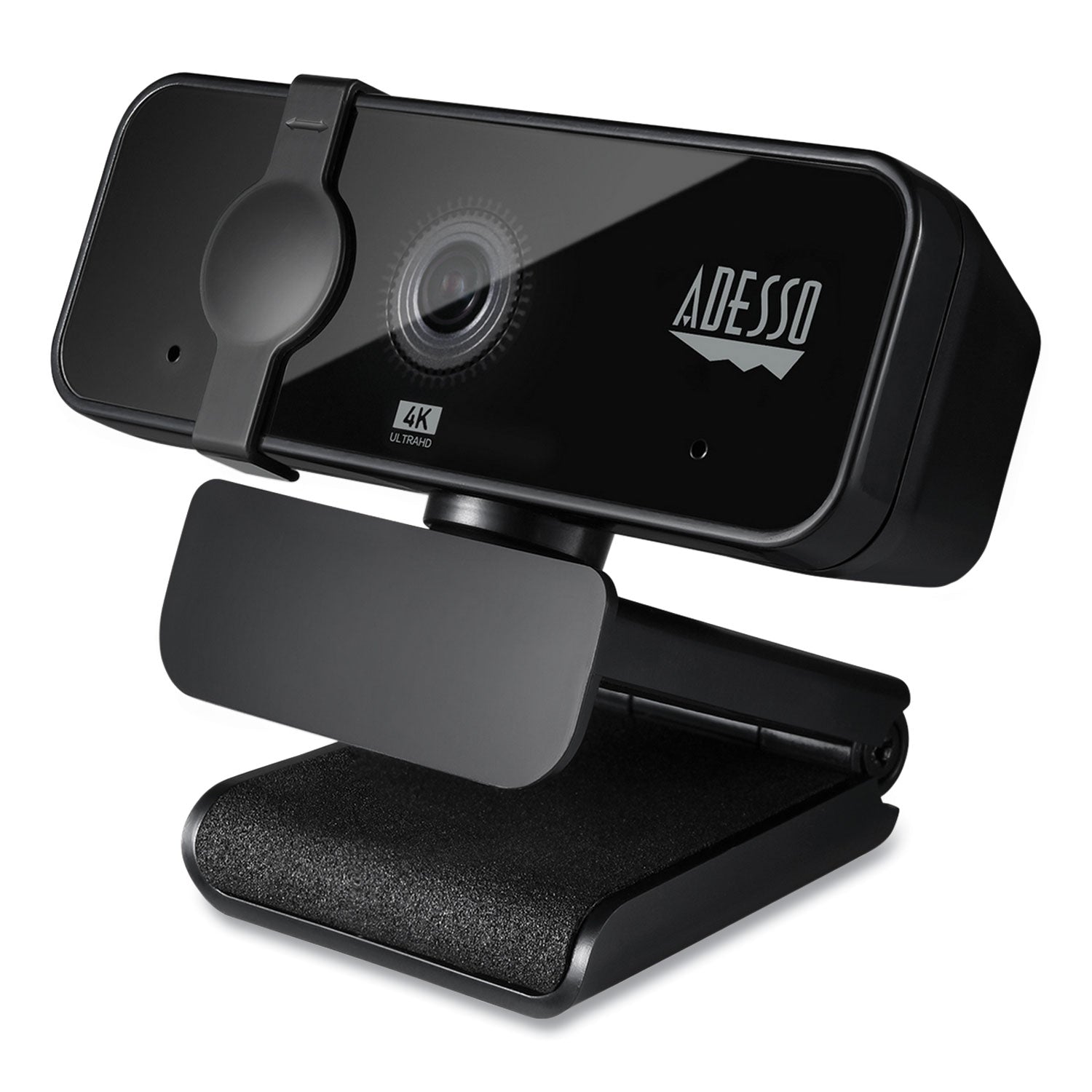 Adesso CyberTrack H6 4K USB Fixed Focus Webcam with Microphone, 3840 Pixels x 2160 Pixels, 8 Mpixels, Black