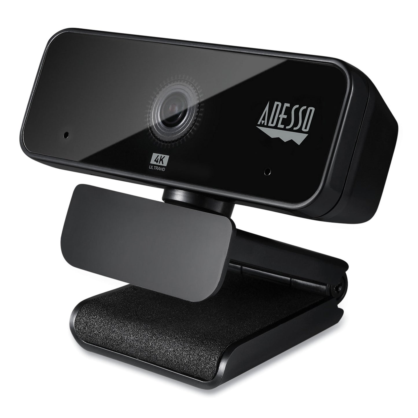 Adesso CyberTrack H6 4K USB Fixed Focus Webcam with Microphone, 3840 Pixels x 2160 Pixels, 8 Mpixels, Black