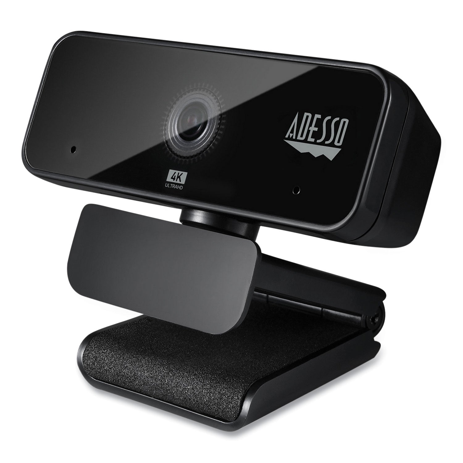 Adesso CyberTrack H6 4K USB Fixed Focus Webcam with Microphone, 3840 Pixels x 2160 Pixels, 8 Mpixels, Black