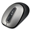 Adesso iMouse A10 Antimicrobial Wireless Mouse, 2.4 GHz Frequency/30 ft Wireless Range, Left/Right Hand Use, Black/Silver