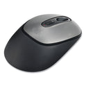 Adesso iMouse A10 Antimicrobial Wireless Mouse, 2.4 GHz Frequency/30 ft Wireless Range, Left/Right Hand Use, Black/Silver
