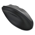 Adesso iMouse A20 Antimicrobial Vertical Wireless Mouse, 2.4 GHz Frequency/33 ft Wireless Range, Right Hand Use, Black/Granite