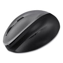 Adesso iMouse A20 Antimicrobial Vertical Wireless Mouse, 2.4 GHz Frequency/33 ft Wireless Range, Right Hand Use, Black/Granite