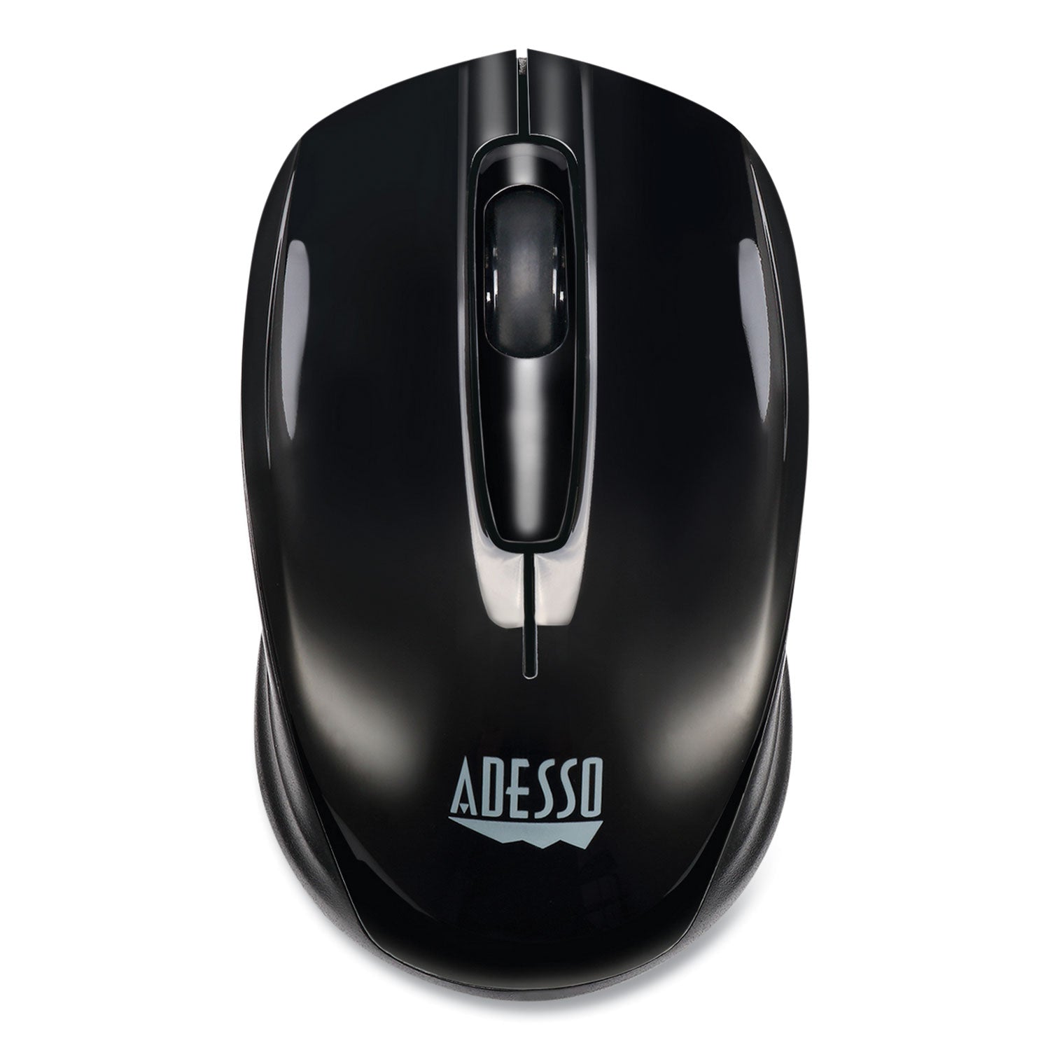 Adesso iMouse S50 Wireless Mini Mouse, 2.4 GHz Frequency/33 ft Wireless Range, Left/Right Hand Use, Black (IMOUSES50B)