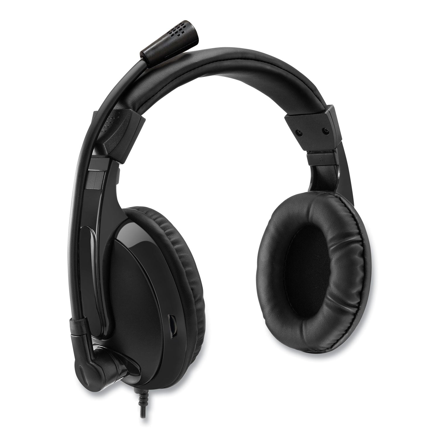 Adesso Xtream H5 Binaural Over The Head Multimedia Headset with Mic, Black