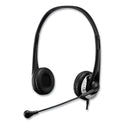 Adesso Xtream P2 Binaural Over The Head Headset with Microphone, Black