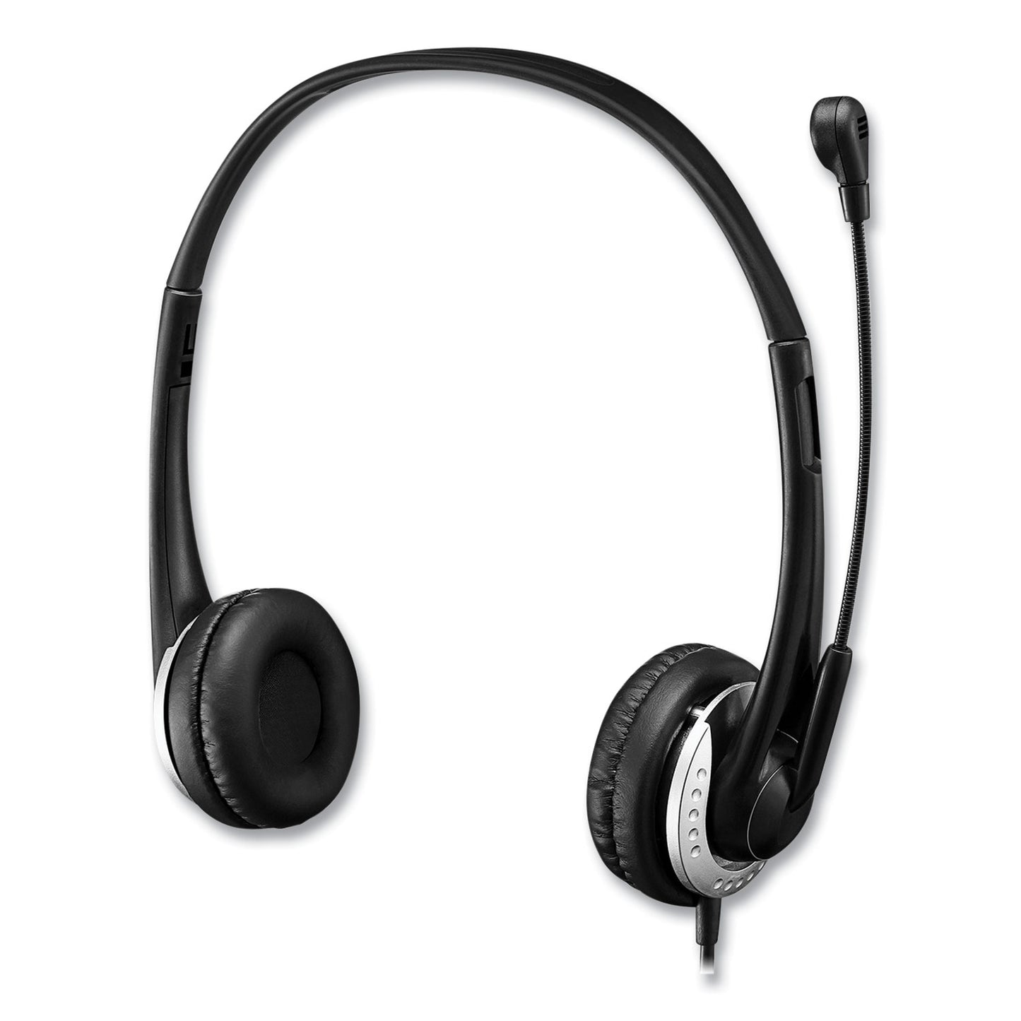 Adesso Xtream P2 Binaural Over The Head Headset with Microphone, Black