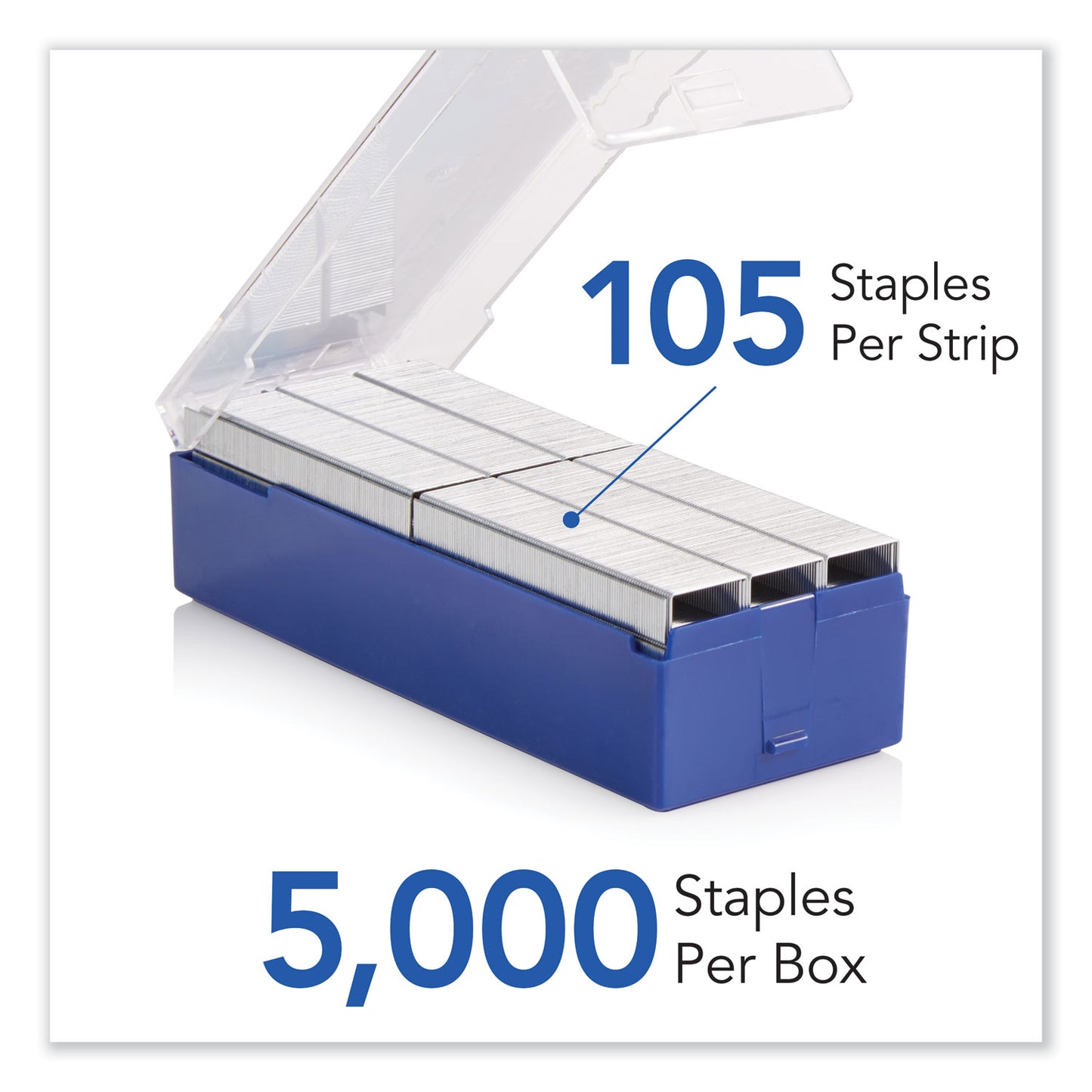 Swingline S.F. 3 Premium Staples, 0.25" Leg, 0.5" Crown, Steel, 5,000/Box (35440)