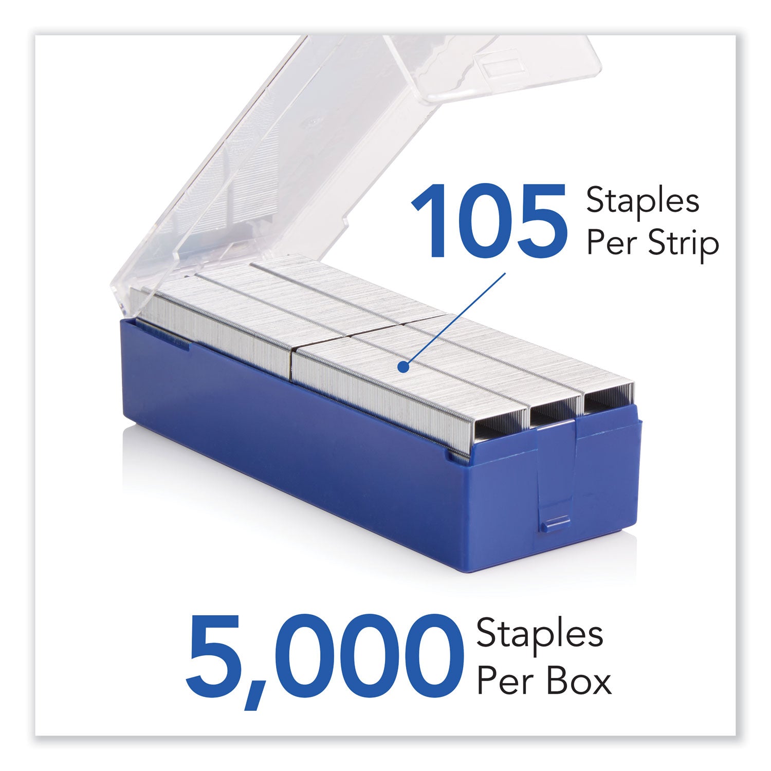 Swingline S.F. 3 Premium Staples, 0.25" Leg, 0.5" Crown, Steel, 5,000/Box (35440)