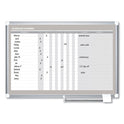 MasterVision In-Out Magnetic Dry Erase Board, 36 x 24, White Surface, Silver Aluminum Frame (GA01110830)