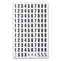 MasterVision Interchangeable Magnetic Board Accessories, Numbers, Black, 0.75"h (KT2020)