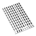 MasterVision Interchangeable Magnetic Board Accessories, Numbers, Black, 0.75"h (KT2020)