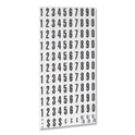 MasterVision Interchangeable Magnetic Board Accessories, Numbers, Black, 0.75"h (KT2020)