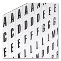 MasterVision Interchangeable Magnetic Board Accessories, Letters, Black, 0,75"h (KT2220)