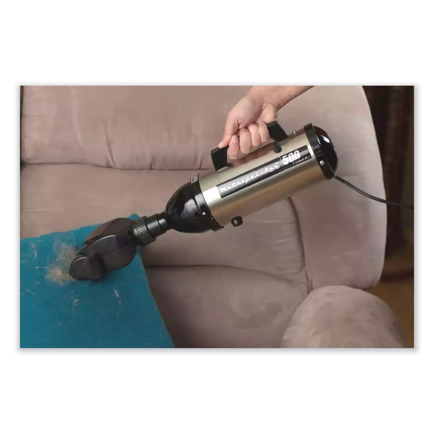 Metrovac Evolution Hand Vacuum with Turbo Brush, Silver/Black (105578543)