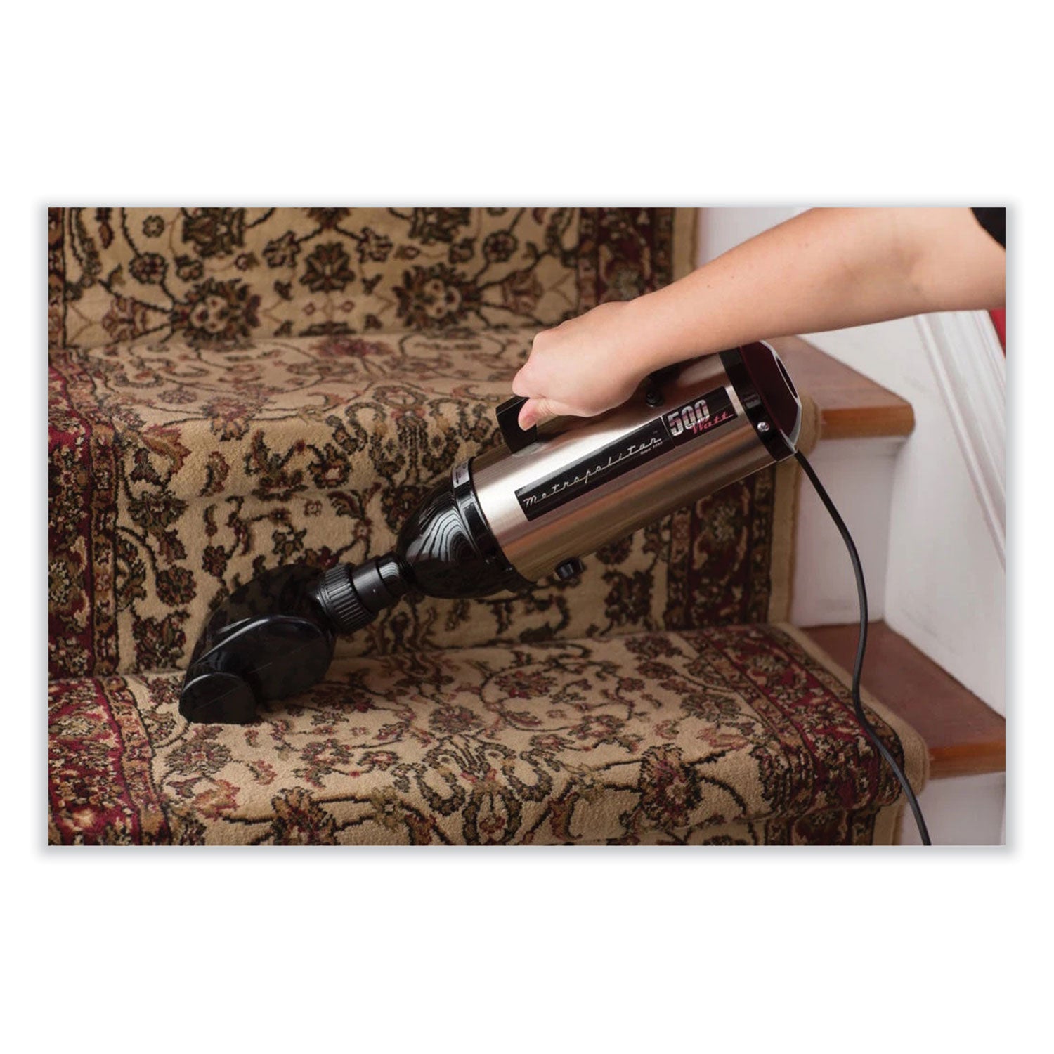 Metrovac Evolution Hand Vacuum with Turbo Brush, Silver/Black (105578543)