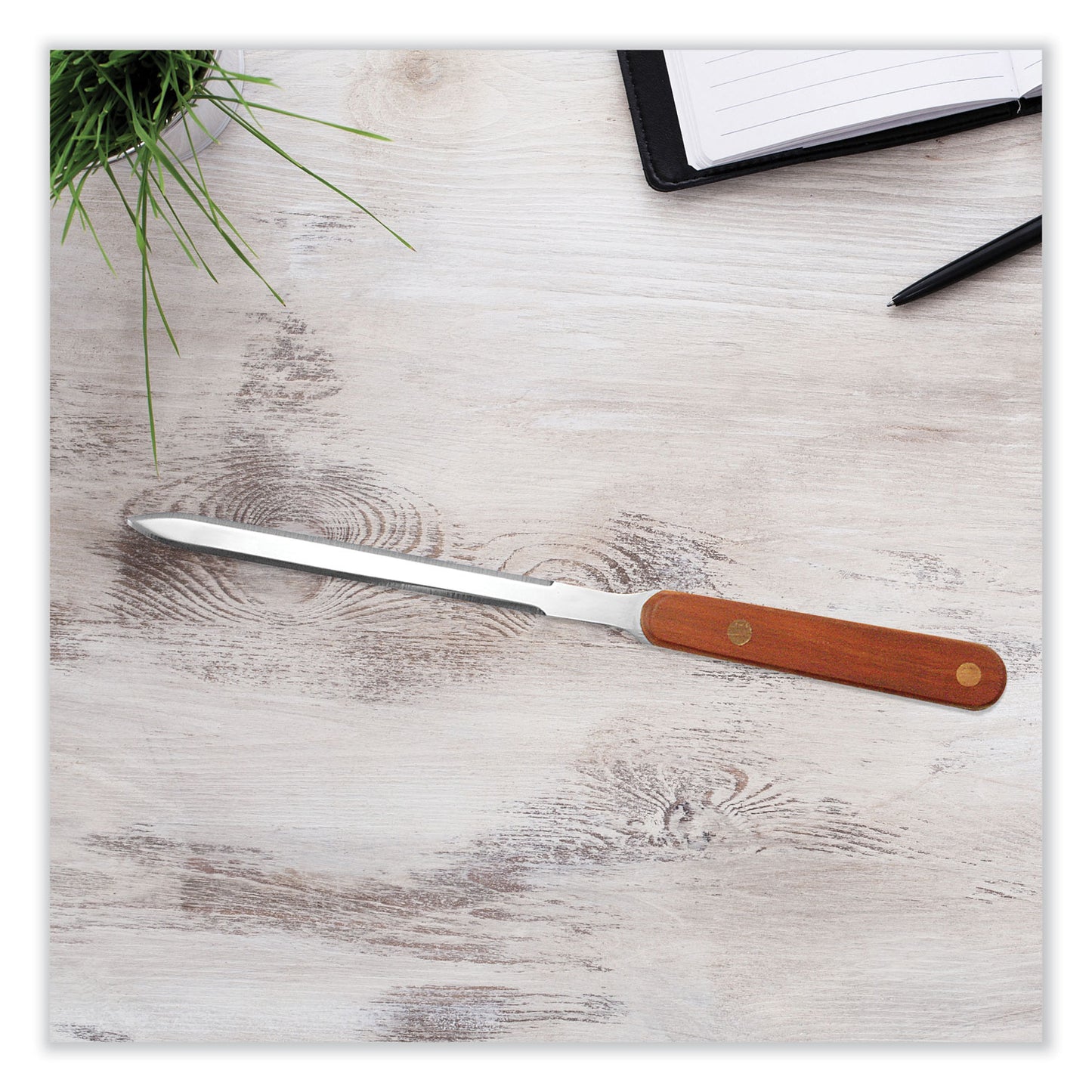 Westcott Hand Letter Opener with Wood Handle, 9" (29691)