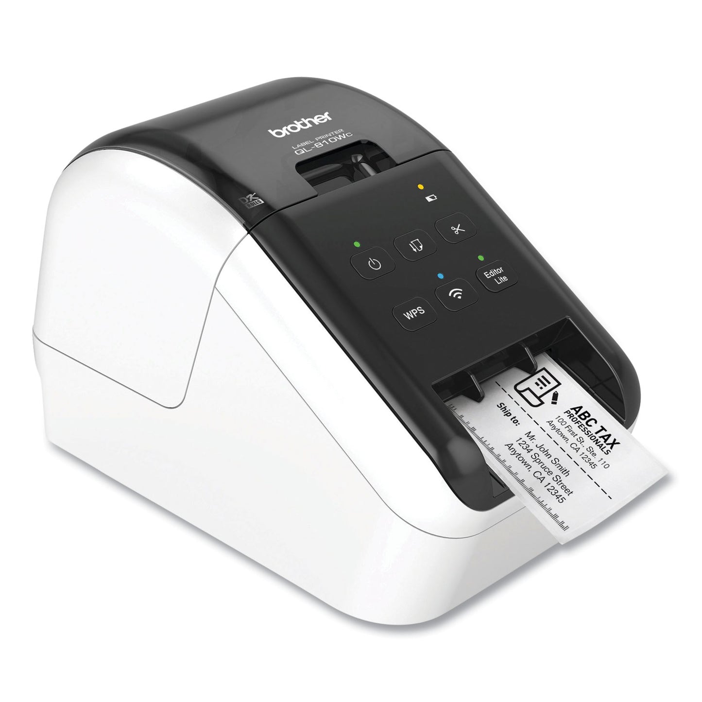 Brother QL-810WC Ultra Fast Label Printer, 110 Labels/min Print Speed, 5 x 5.7 x 9.2