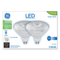 GE LED PAR38 Non-Dimmable Outdoor Flood Light Bulb, 15 W, Bright White, 2/Pack (93129298)