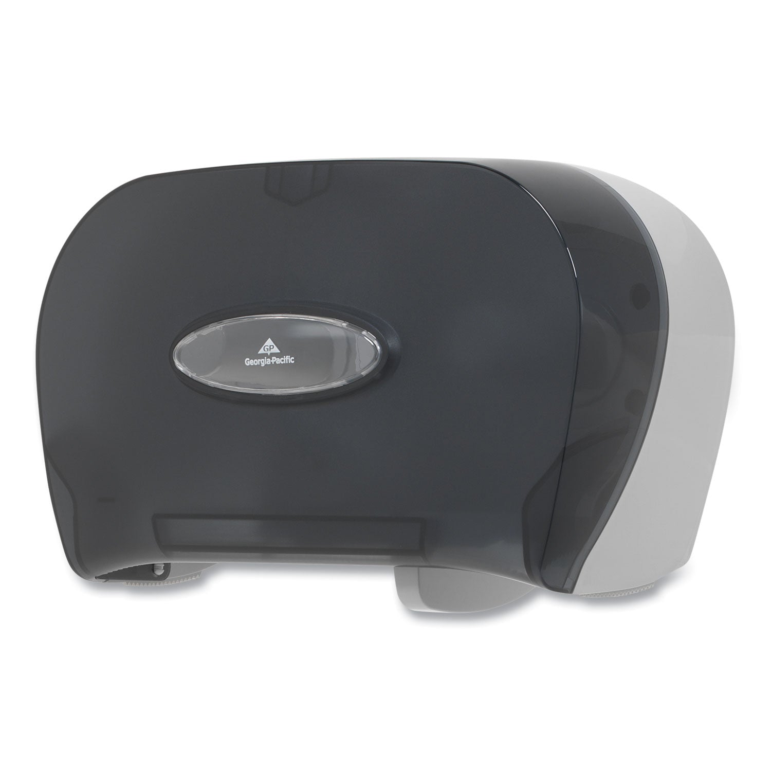 Georgia Pacific Professional Two-Roll Bathroom Tissue Dispenser, 13.56 x 5.75 x 8.63, Smoke (59206)