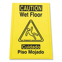 Impact Bilingual Yellow Wet Floor Sign, 12.05 x 1.55 x 24.3 (9152W)