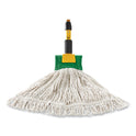 Rubbermaid Commercial Super Stitch Blend Mop Head, Large, Cotton/Synthetic, White, 6/Carton (D213WHI)