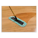 Rubbermaid HYGEN Dust Mop Heads With Fringe, Green, 60 in., Microfiber, Cut-End (Q460GRE)