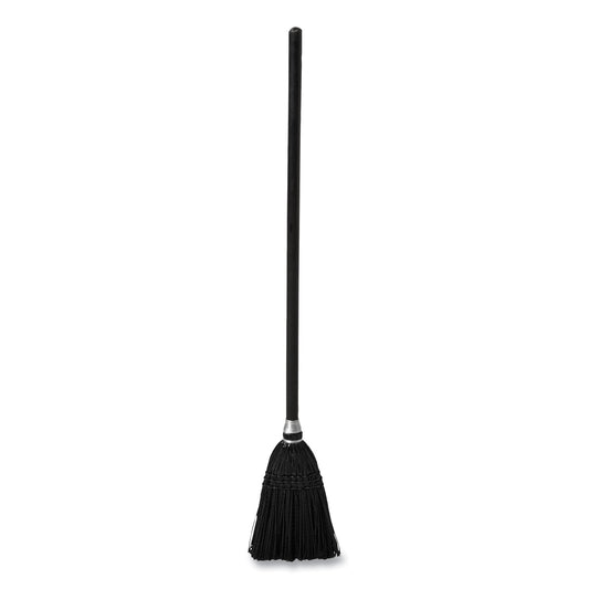 Rubbermaid Commercial Lobby Pro Synthetic-Fill Broom, Synthetic Bristles, 37.5" Overall Length, Black (2536)