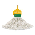 Rubbermaid Commercial Super Stitch Blend Mop Head, Large, Cotton/Synthetic, White, 6/Carton (D213WHI)