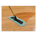 Rubbermaid HYGEN Dust Mop Heads With Fringe, Green, 48", Microfiber (Q449)