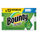 Bounty Select-a-Size Kitchen Roll Paper Towels, 2-Ply, 6 x 11, White, 90 Sheets/Double Roll, 6 Rolls/Carton (05825)