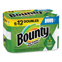 Bounty Select-a-Size Kitchen Roll Paper Towels, 2-Ply, 6 x 11, White, 90 Sheets/Double Roll, 6 Rolls/Carton (05825)