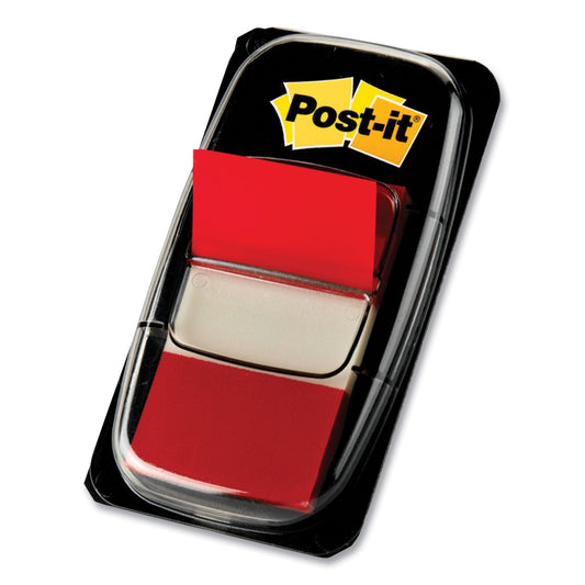 Post-it Marking Page Flags in Dispensers, Red, 50 Flags/Dispenser, 12 Dispensers/Pack (680RD12)