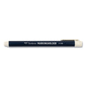 Tombow Wax-Based Marking Pencil, 4.4 mm, White Wax, Navy Blue Barrel, 10/Box (51535)