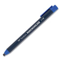 Tombow Wax-Based Marking Pencil, 4.4 mm, Blue Wax, Navy Blue Barrel, 10/Box (51536)