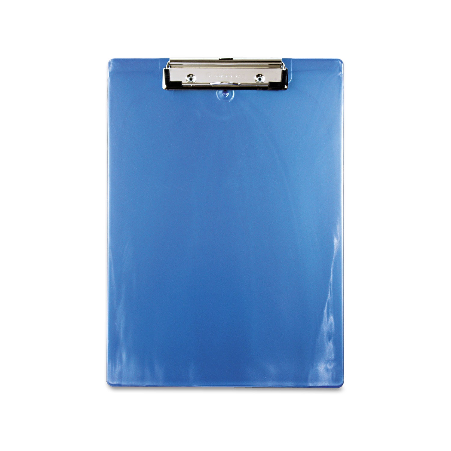 Saunders Recycled Plastic Clipboard, 0.5" Clip Capacity, Holds 8.5 x 11 Sheets, Ice Blue (00439)