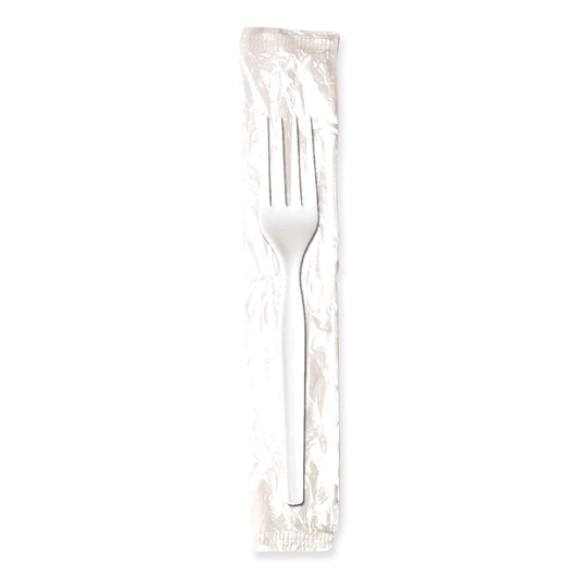 Dixie Mediumweight Polypropylene Cutlery, Forks, White, 1,000/Carton (FM23C7)