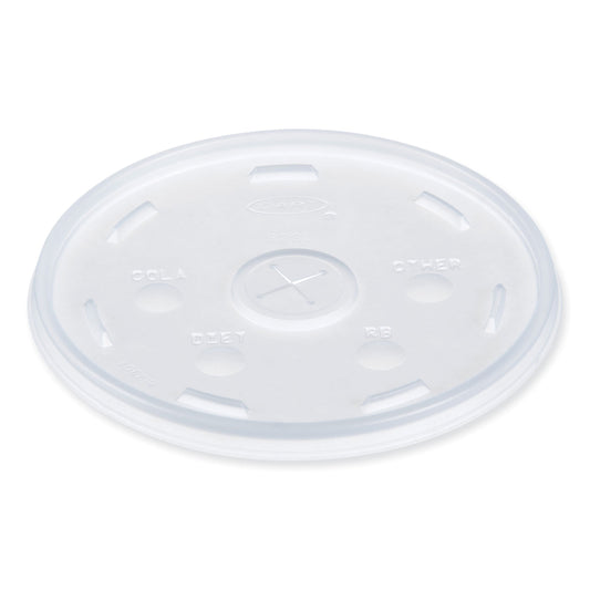Dart Lids for Foam Cups and Containers, Fits 32 oz, 44 oz, 60 oz Cups, Translucent, 1,000/Carton (32SL1)
