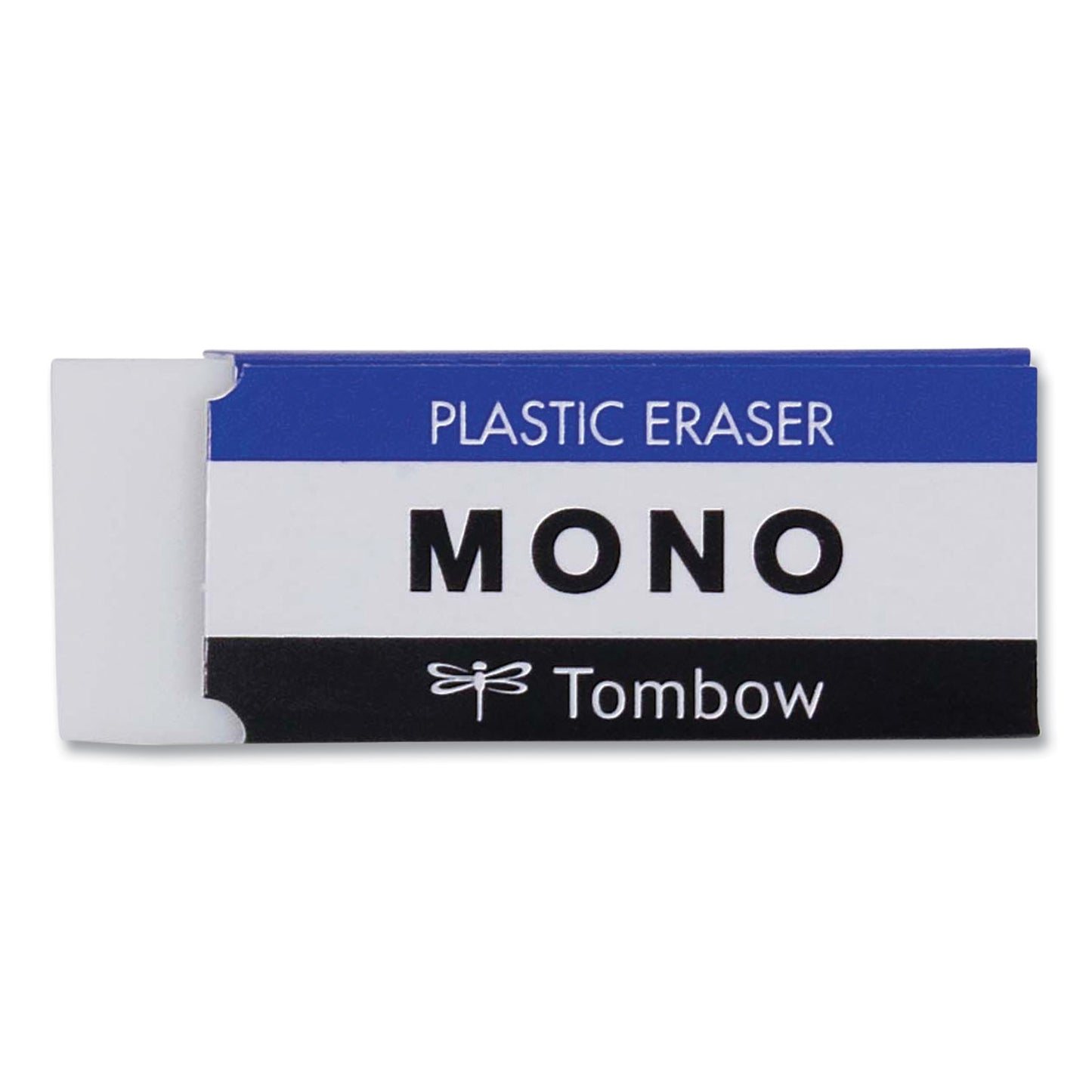 Tombow Eraser, For Pencil Marks, Rectangular Block, Small, White (57320)