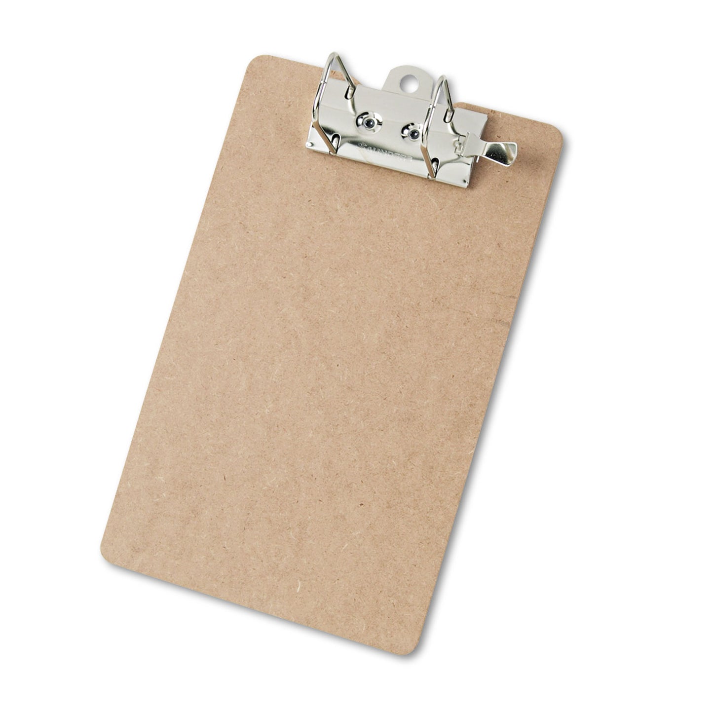 Saunders Recycled Hardboard Archboard Clipboard, 2.5" Clip Capacity, Holds 8.5 x 11 Sheets, Brown (05712)