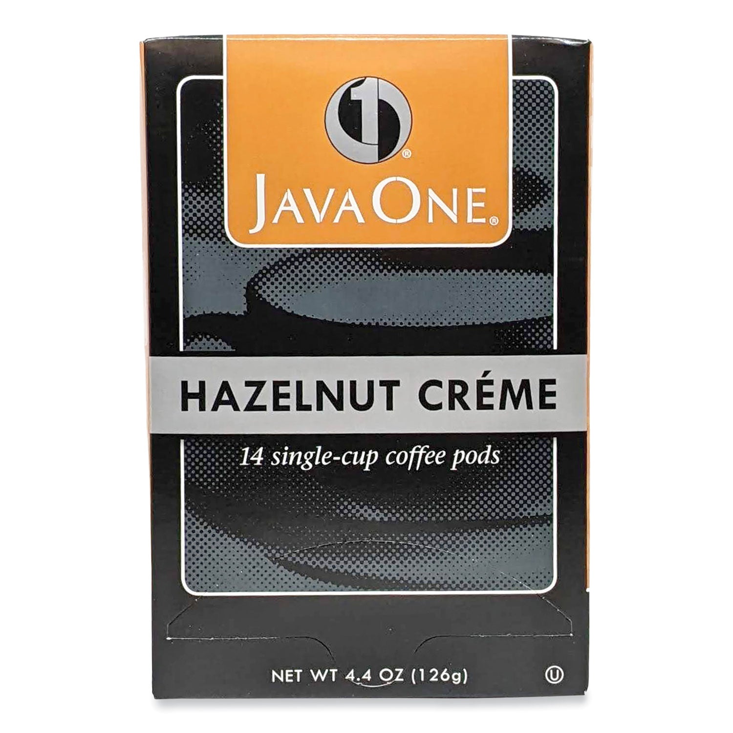 Java One Coffee Pods, Hazelnut Creme, Single Cup, 14/Box (70500)