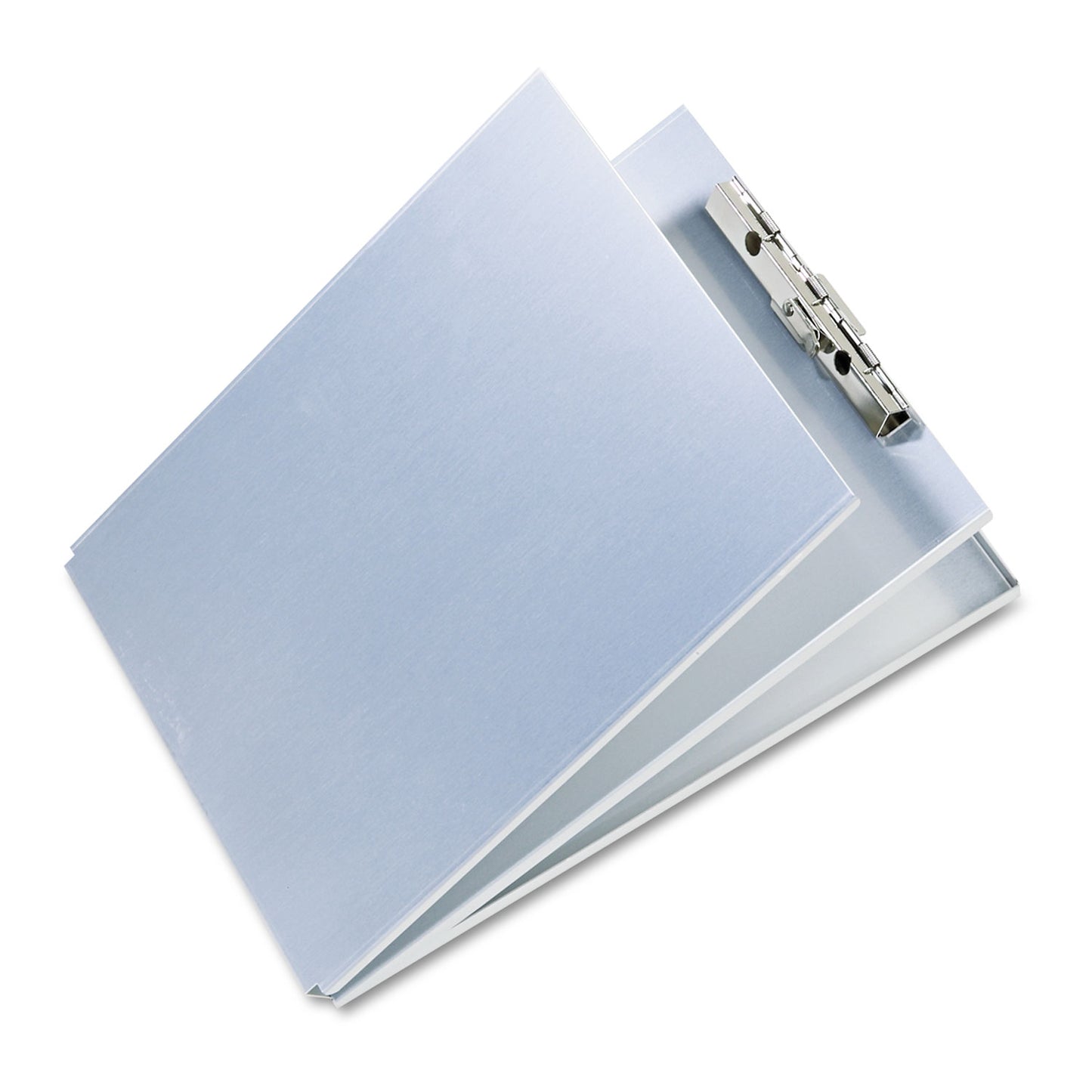 Saunders A-Holder Aluminum Form Holder, 0.5" Clip Capacity, Holds 8.5 x 11 Sheets, Silver (10017)