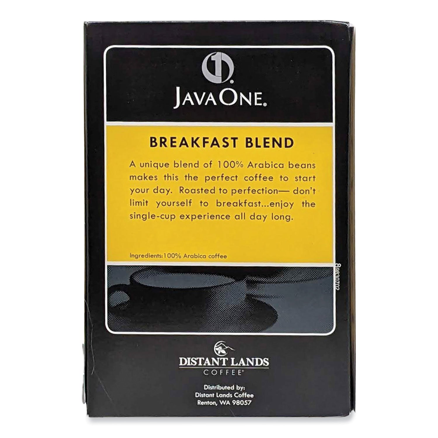 Java One Coffee Pods, Breakfast Blend, Single Cup, 14/Box (30220)