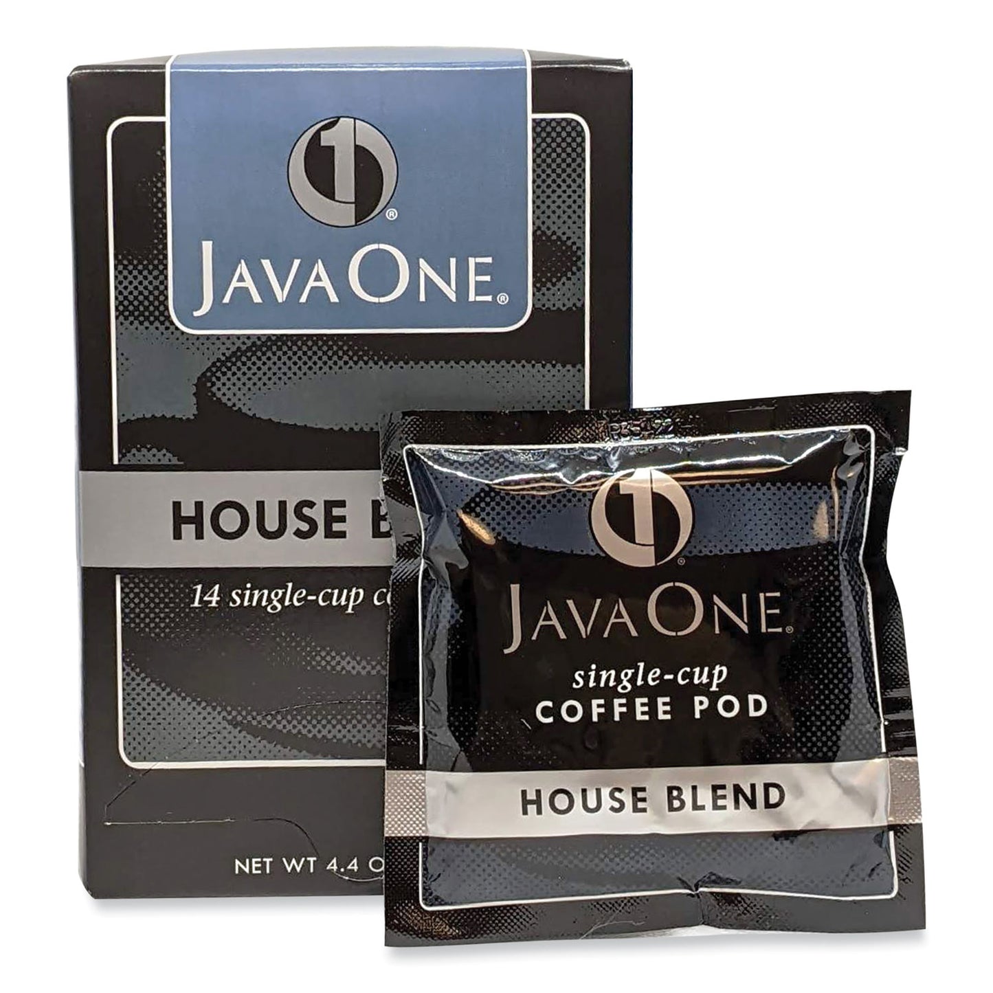 Java One Coffee Pods, House Blend, Single Cup, 14/Box (40300)