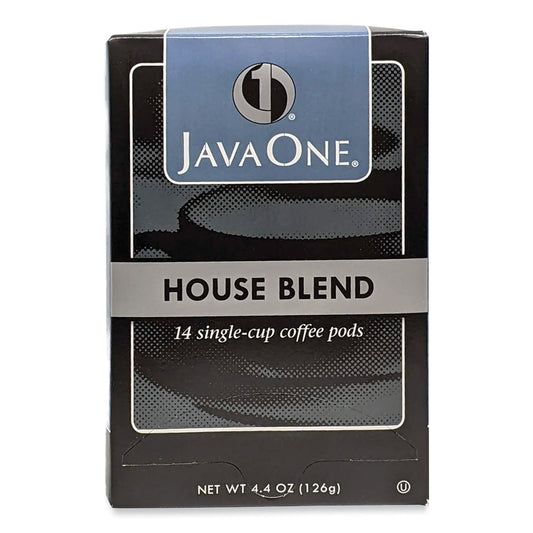 Java One Coffee Pods, House Blend, Single Cup, 14/Box (40300)