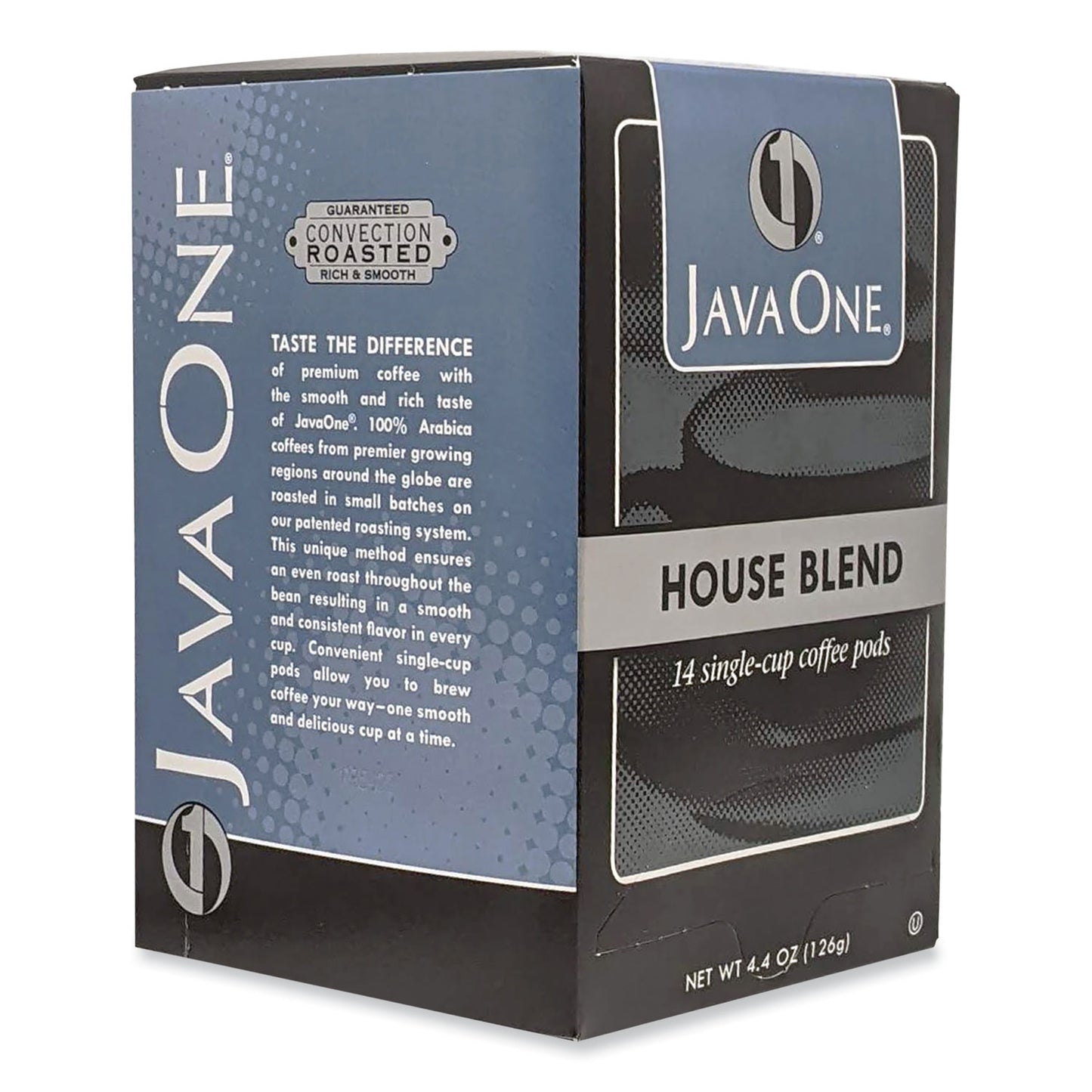 Java One Coffee Pods, House Blend, Single Cup, 14/Box (40300)