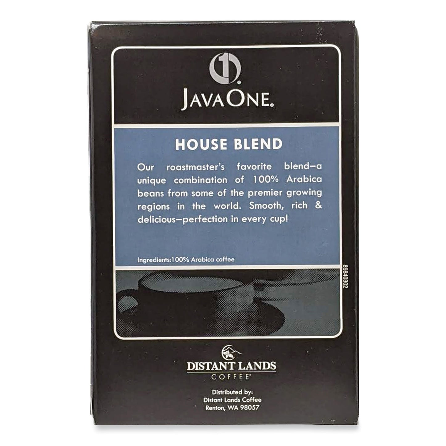 Java One Coffee Pods, House Blend, Single Cup, 14/Box (40300)